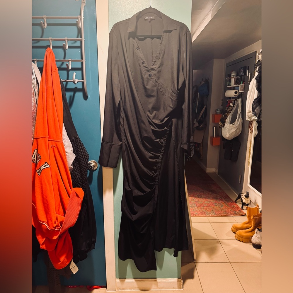 Maxi shirt.